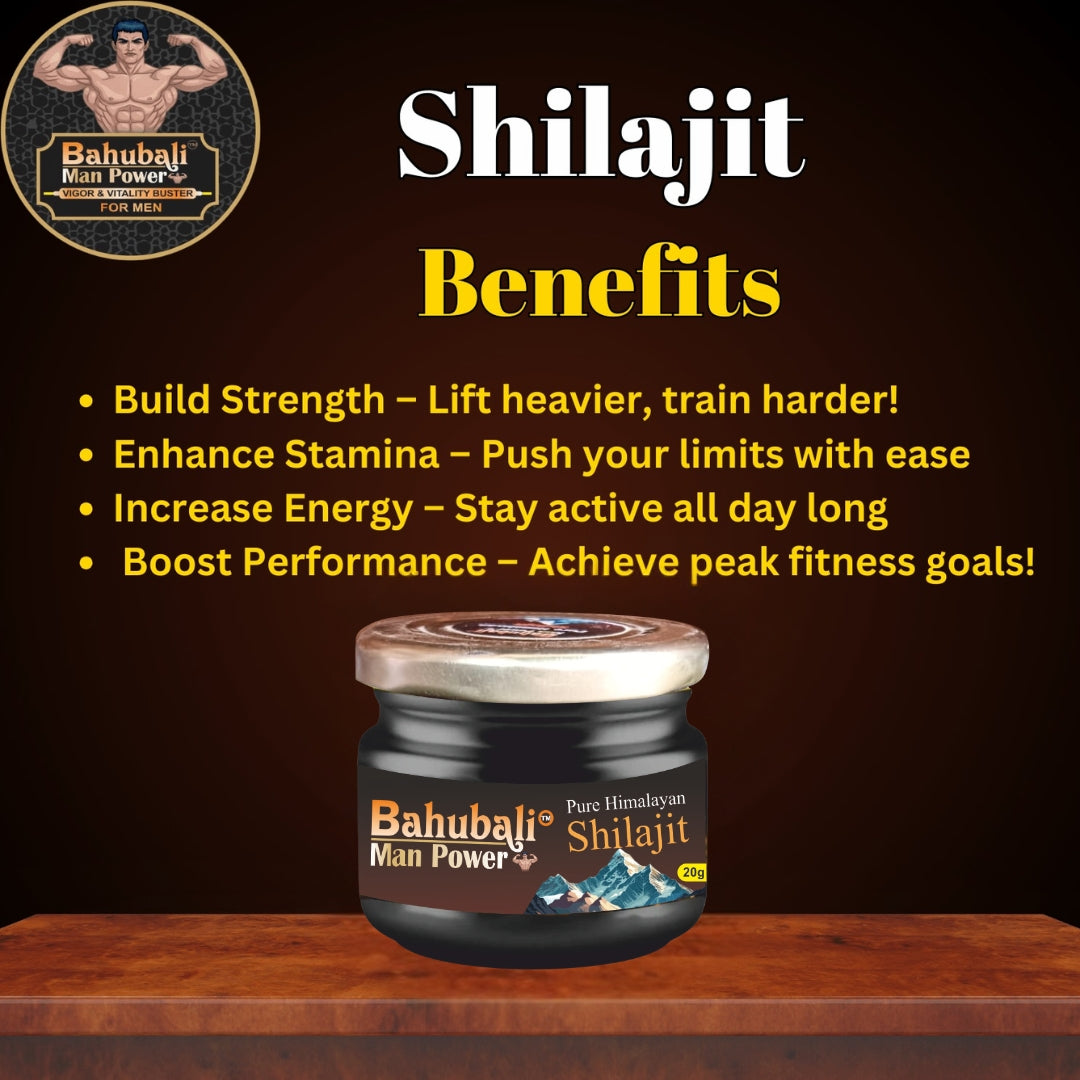 Bahubali Man Power (Pure Himalayan Shilajit) – 20gm