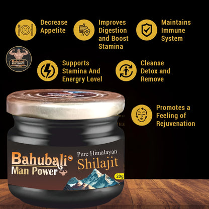 Bahubali Man Power (Pure Himalayan Shilajit) – 20gm